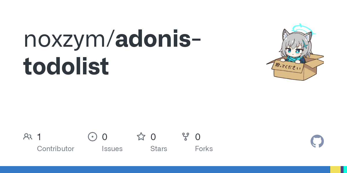 Adonis Todolist